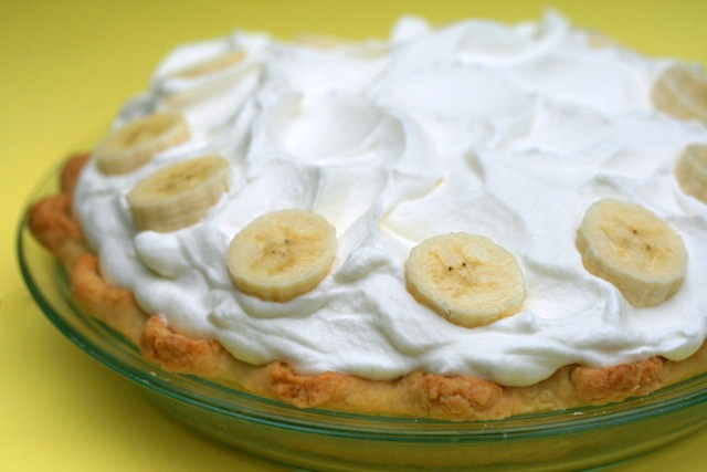 La deliciosa receta para la tarta de crema de plátano.
